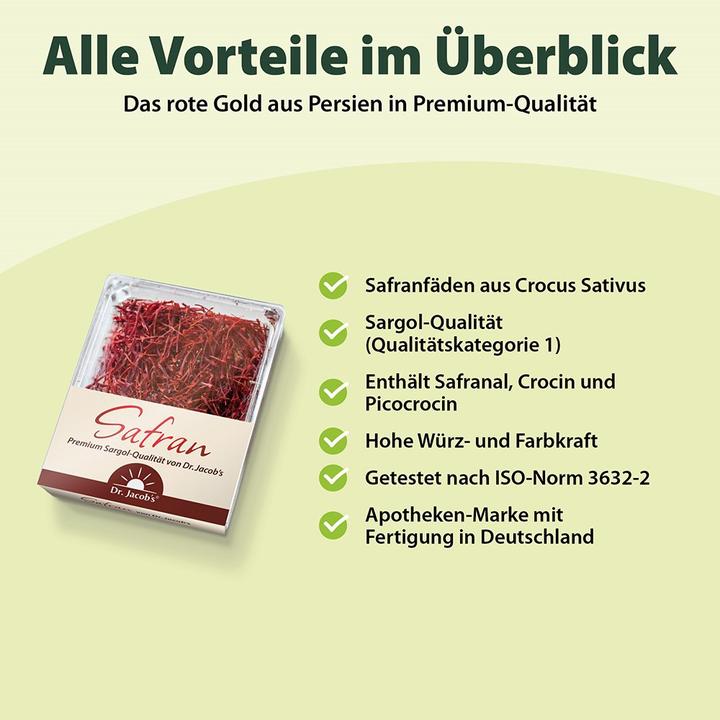 Image du produit Dr. Jacob's Safran en filaments (1g) (500 g)