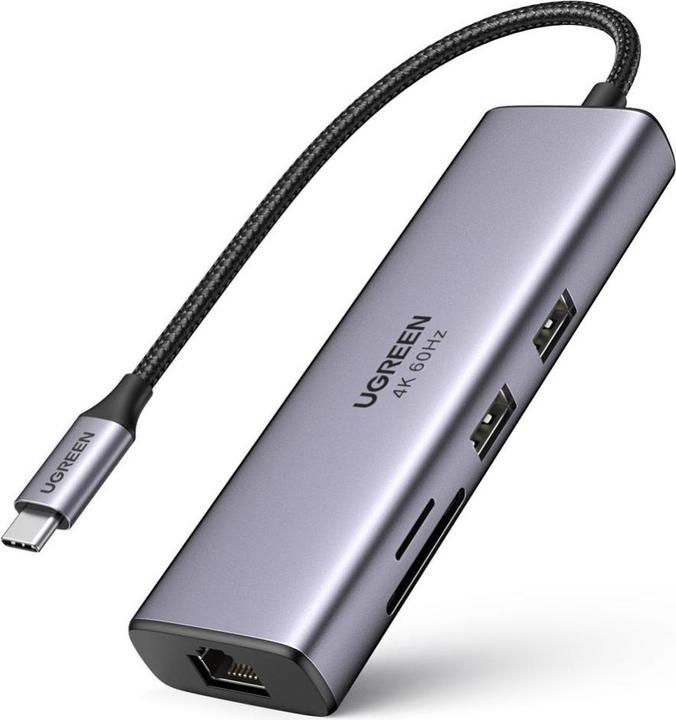 Ugreen HUB multifunzione 7in1 (USB-C, 7 Porti)