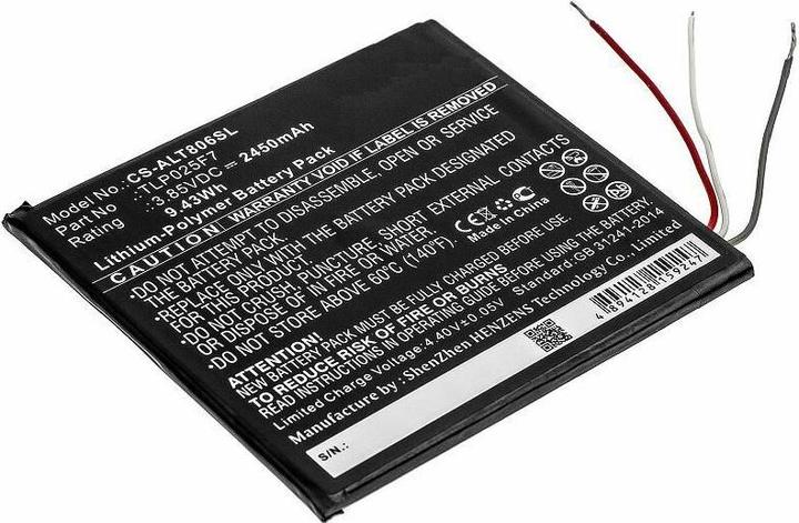 Produktbild CoreParts Battery for Alcatel Tablet