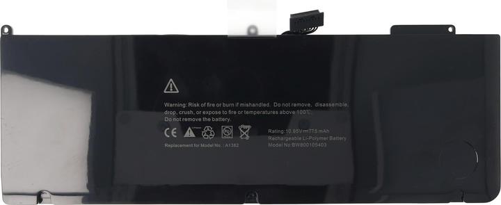 Produktbild AccuCell Akku A1286, A1382, MacBook Pro 15, MacBook Pro 15.4 (3 Zellen, 7100 mAh)