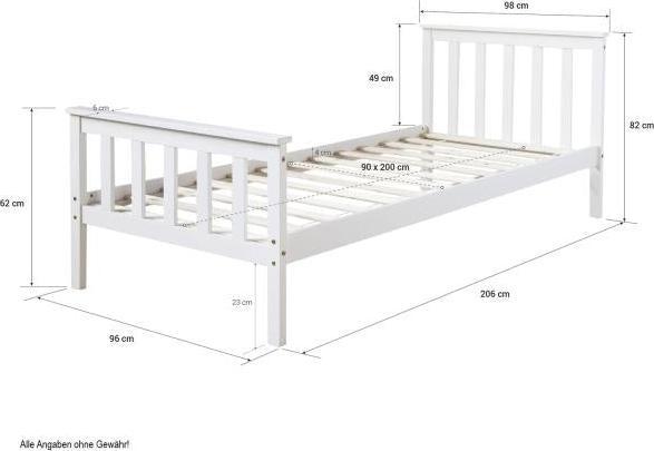 Immagine prodotto Homestyle4u Letto per ragazzi Letto singolo Letto da giorno (90 x 200 cm)