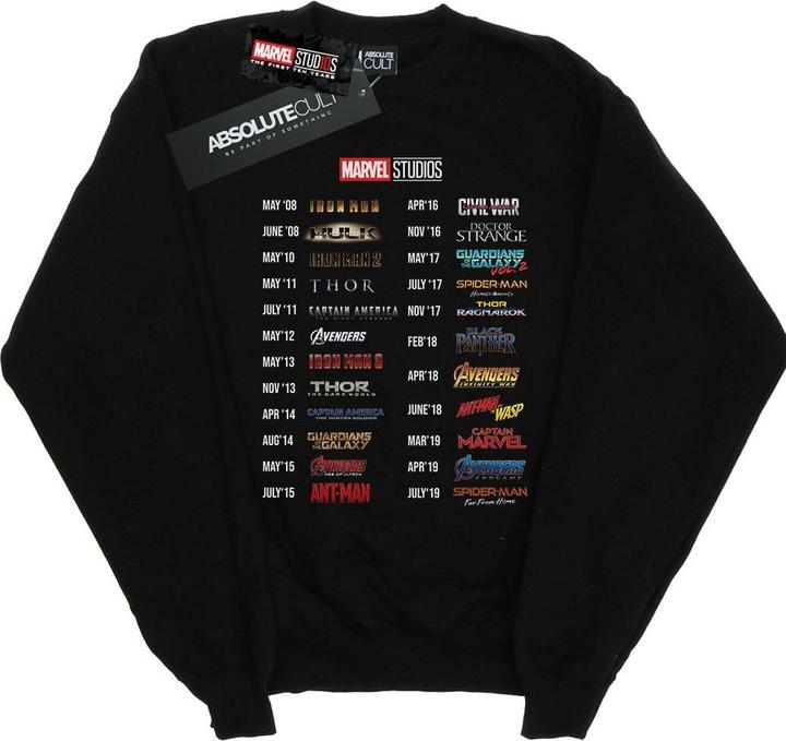 Produktbild Marvel 10 Years Of Movies Sweatshirt (S)