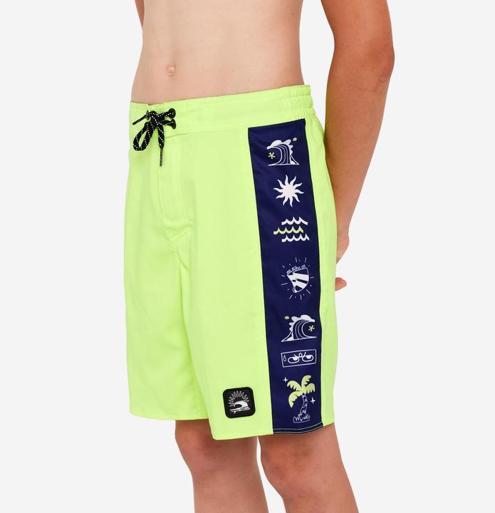Immagine prodotto Olaian Boardshorts Surfen Jungen 900 Band gelb (10, 11, 12)