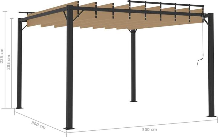Image du produit VidaXL Charmine (300 cm, 300 cm)
