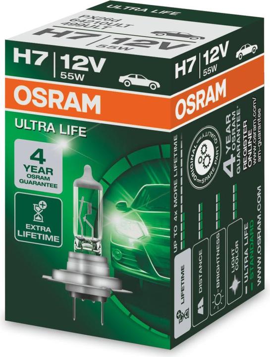 Actual product image Osram Ultra LIfe (H7)