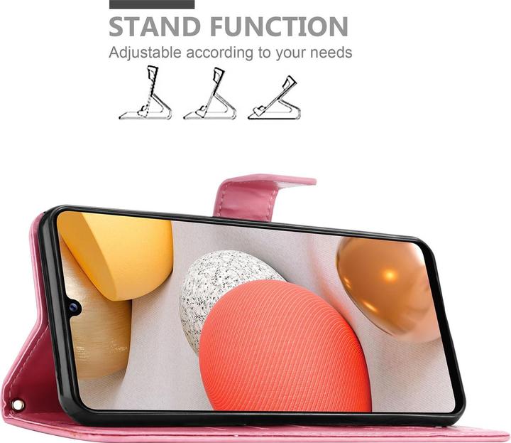 Actual product image Cadorabo Flower Book Cover (Samsung Galaxy M42 5G, Samsung Galaxy A42 5G)