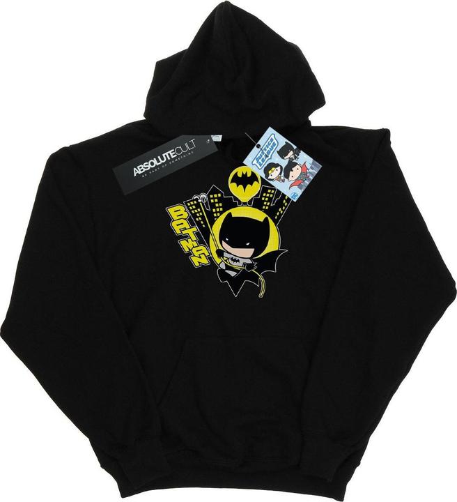 Immagine prodotto Chibi Batman Swinging Felpa con Cappuccio Donna (XXL)