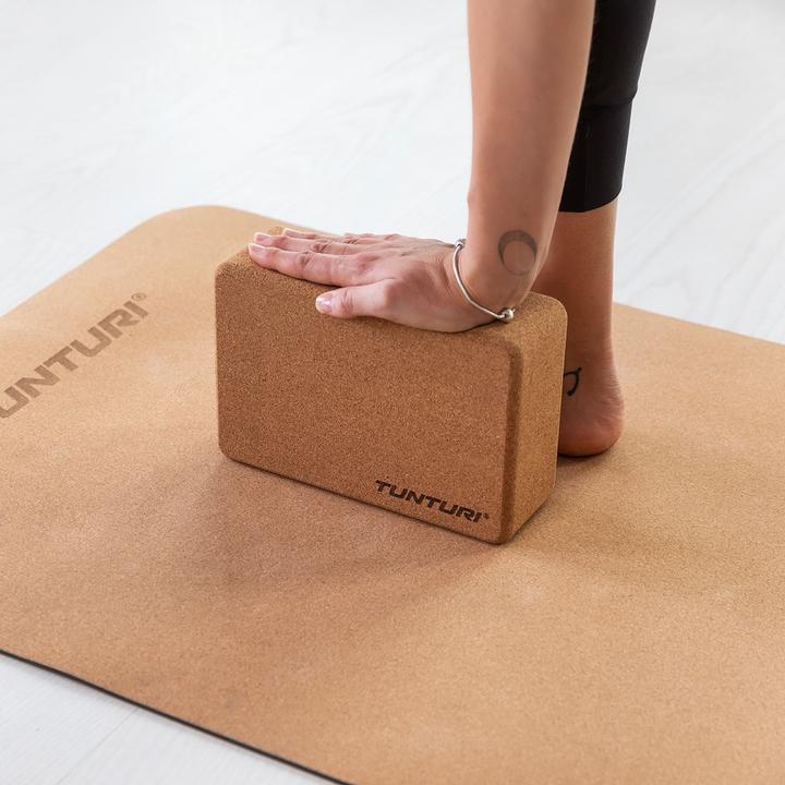 Actual product image Tunturi Kork Yoga Block Klotz Eco Friendly