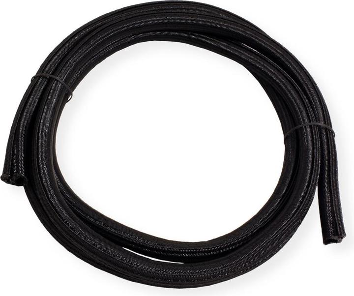 Actual product image Roline PVC braided sleeving for cable bundling, self-closing, black, 2.5 m (Cable hole, 250 cm)