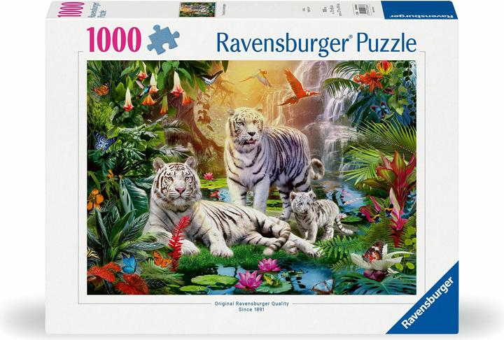 Immagine prodotto Ravensburger Famiglia di tigri bianche (1000 pezzi)