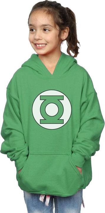 Actual product image Girls Green Lantern Logo Hoodie (116)