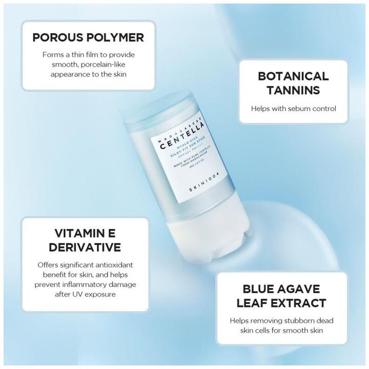 Immagine prodotto Skin1004 Madagascar Centella Hyalu-Cica Silky-Fit (Stick solare, SPF 50, 7 g)