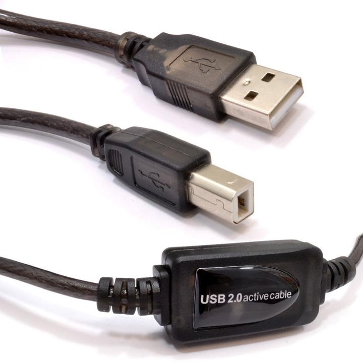 Image du produit Cables Direct CDL 20m Câble actif USB2.0 A-B (20 m, USB 2.0)