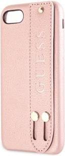 Produktbild Guess Rückwandabdeckung iPhone 7/8/SE2020 Saffiano Strap Case Rose (Apple iPhone 7)
