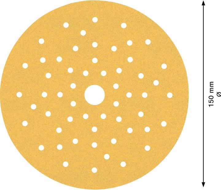 Produktbild Bosch Professional Zubehör EXPERT C470 Schleifpapier Mehrloch für Exzenterschleifer, 150 mm, G 120, 50-tlg. (120)