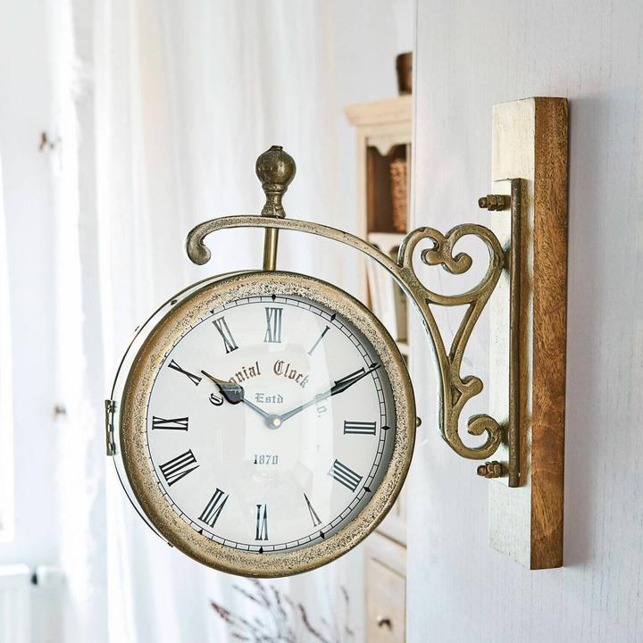 Image du produit Loberon Horloge murale West Wareham laiton antique (20 cm)