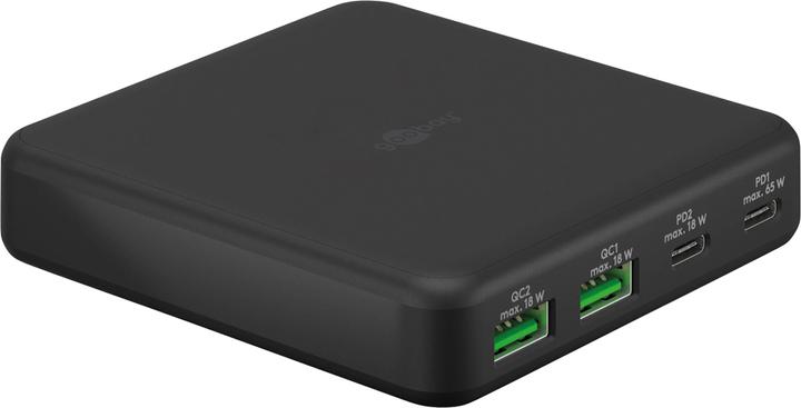Actual product image Goobay Multiport 4x Table Charger (65 W)