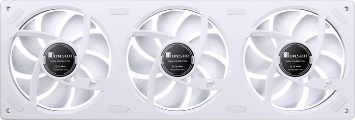 Actual product image Jonsbo ZA-360 Lüfter, Reverse Blade, PWM, ARGB - 360mm, weiss (360 mm)