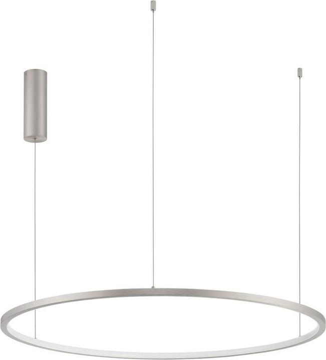 Actual product image Nova Luce TARQUIN LED pendant light silver 46W warm white 200x80cm dimmable 9345607