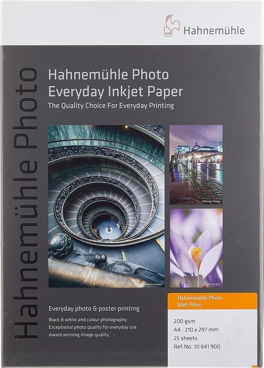 Hahnemühle Photo Matt Fibre A 4 warm white 200 g 25 sheets (200 g/m², A4, 25 x)