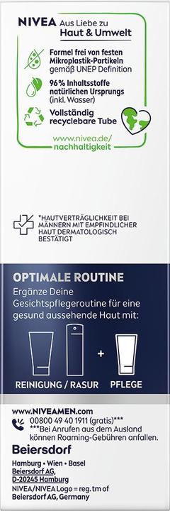 Produktbild Nivea Men Sensitive Feuchtigkeitscreme (75 ml, Tagescreme)