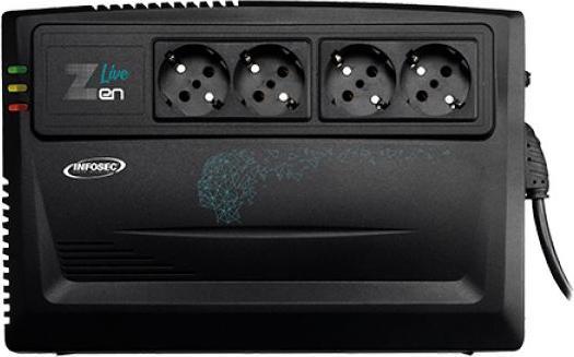 Immagine prodotto Infosec Zen Live 800 (800 VA, 480 W, Interattivo linea UPS)