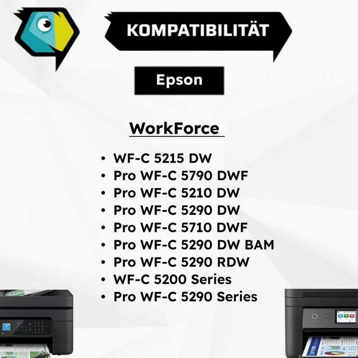 Produktbild Inkadoo Druckerpatronen kompatibel zu Epson C13T944340 / T9443 Tintenpatrone, magenta Magenta (M)