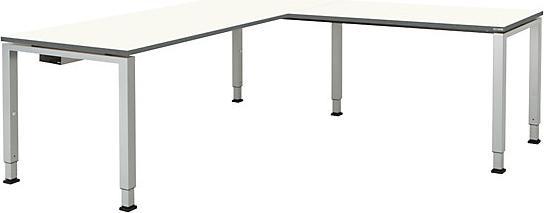Actual product image Mauser Desk, linked, base form square/rectangular tube