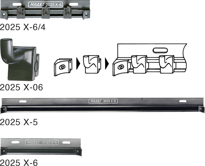 Actual product image HAZET Guiding rail 2025X-5 (44 cm)