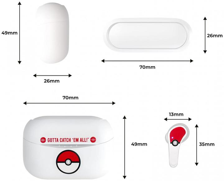 Immagine prodotto GED Cuffie Earpods - OTL - Pokemon : Pokeball