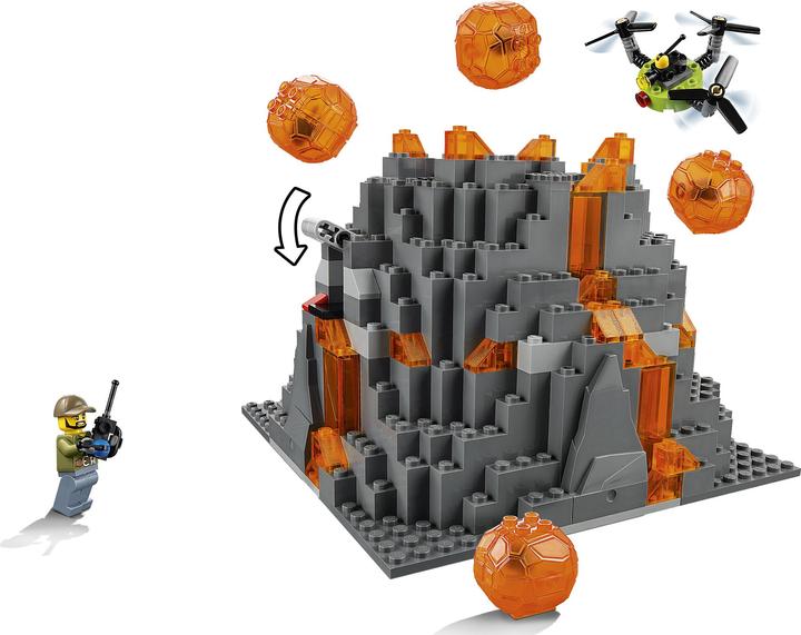 Image du produit LEGO City La base d'exploration du volcan (60124, LEGO City)