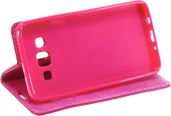 Actual product image OEM Book Case Fashion for Galaxy A3 - Pink (Samsung Galaxy A3)