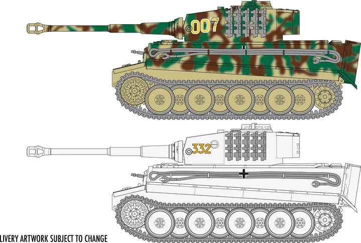 Immagine prodotto Airfix Kit carro armato Tiger 1 1:72