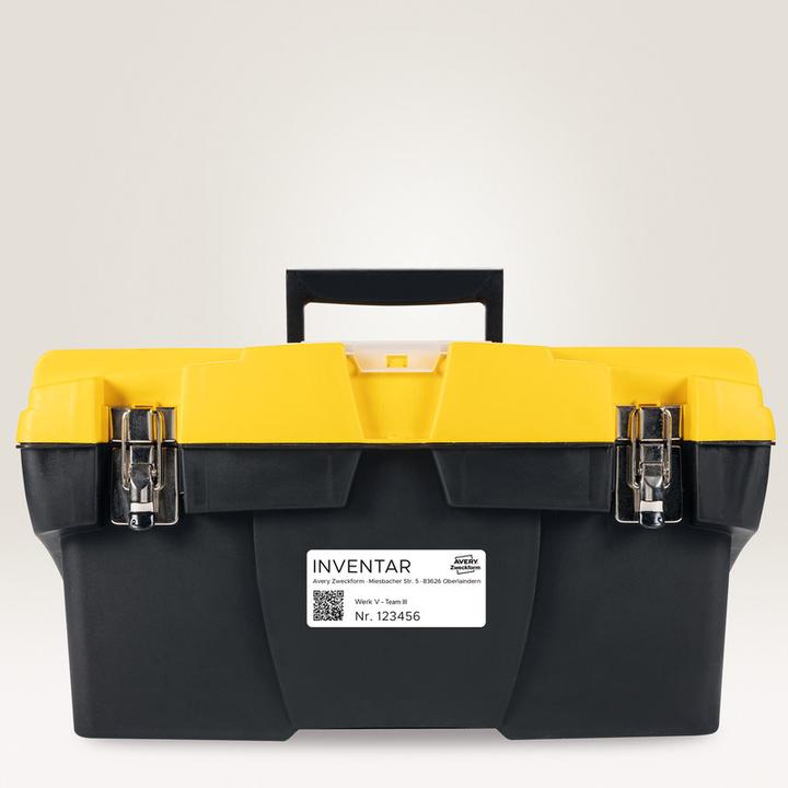 Actual product image Avery Wetterfeste, wiederablösbare Etiketten