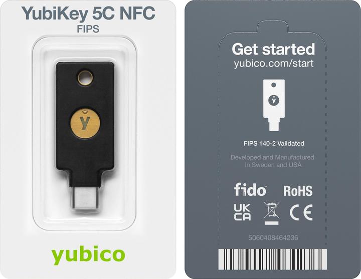 Produktbild Yubico YubiKey 5C NFC FIPS