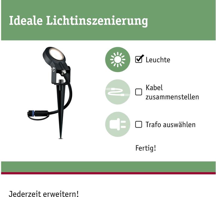 Actual product image Paulmann Plug & Shine Sting (655 lm, IP67)