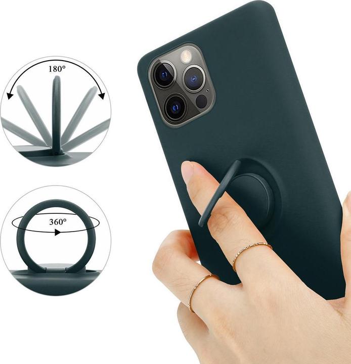 Image du produit Cadorabo TPU Liquid Ring Silicone Case Cover (Apple iPhone 13)