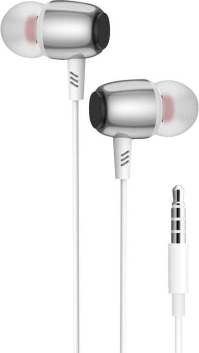 BlueStar Wired headphones Blue Star BLUE STAR wire earphones Jack 3,5 mm with microphone M09 1,2 m white (Kabelgebunden)