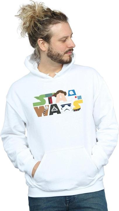 Image du produit Star Wars - Sweat à capuche CHARACTER LOGO - Homme (S)