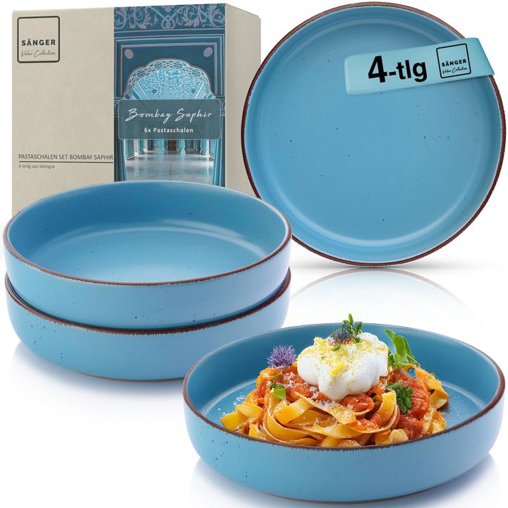 Immagine prodotto Sänger Pastaschalen Set Bombay Saphir (4 x, 20.50 cm)