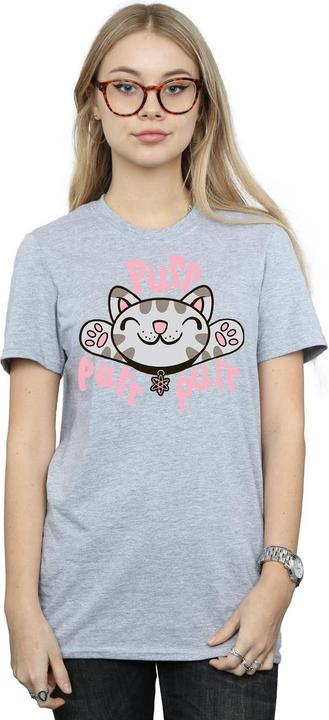 Actual product image Big Bang Theory Womens/Ladies Soft Kitty Purr Cotton Boyfriend T-Shirt (S)
