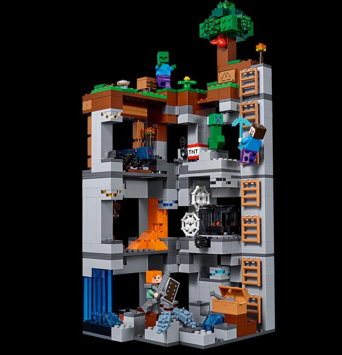 Actual product image LEGO Adventure in the rocks (21147, LEGO Minecraft)