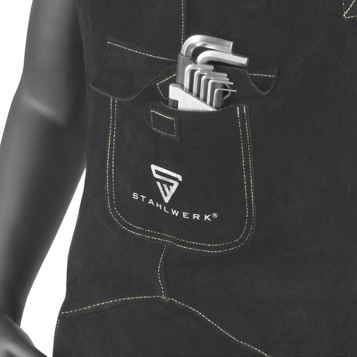 Produktbild Stahlwerk Schweisserschürze Aus Hochwertigem Spaltleder Zum Schweissen (XL)