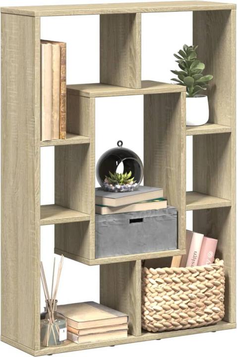 Produktbild VidaXL Bücherregal Raumteiler Standregal Aktenregal Büroregal Regal Sonoma-Eiche (63 x 20 x 90 cm)