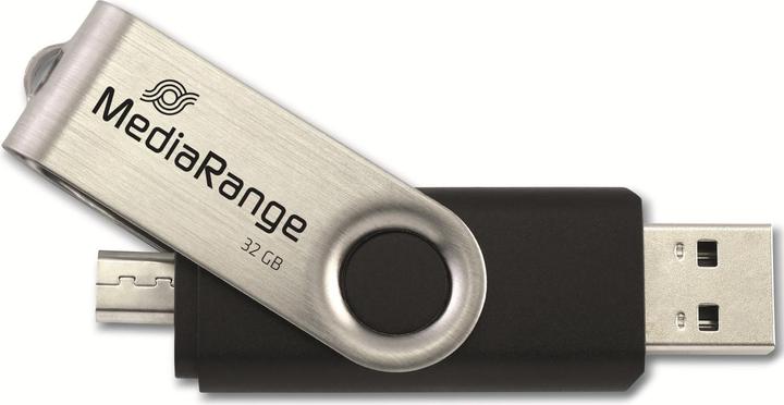 Immagine prodotto MediaRange combo flash drive with micro USB (OTG) (32 GB, Micro USB, USB-A, USB 2.0)
