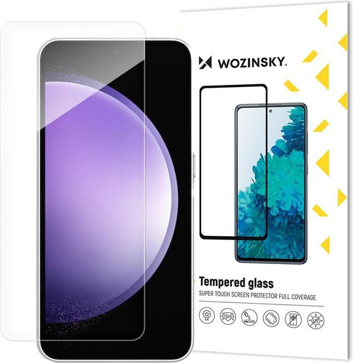 Actual product image Wozinsky Tempered Glass for Samsung S23 FE (1 Piece, Samsung Galaxy S23 FE)