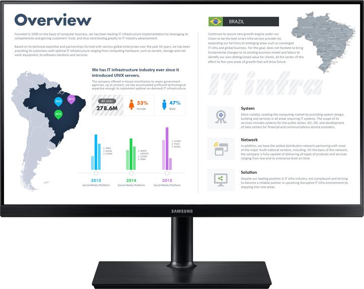 Actual product image Samsung LF27T850QWUXEN (2560 x 1440 pixels, 27")
