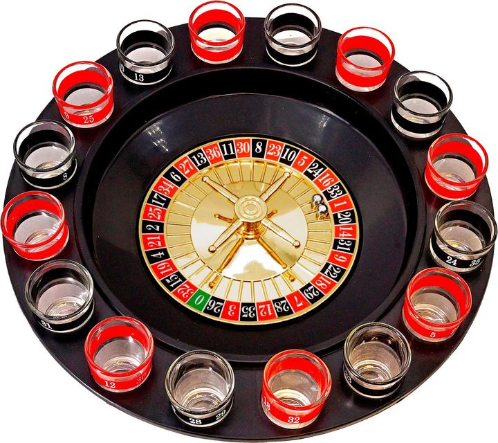 Actual product image Widmann Roulette drinking game