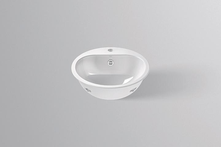 Produktbild Alape Einbaubecken EW 3.2, rund Ø 47,5cm, 2018000000, weiss (500 mm, 495 mm)