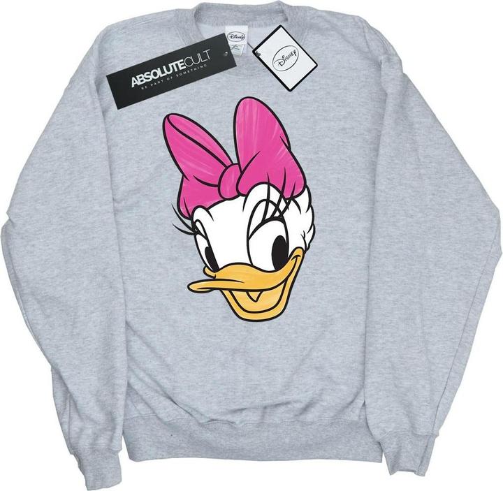 Actual product image Disney Boys Daisy Duck Head Painted Sweatshirt (128)